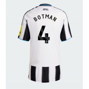 Newcastle United Sven Botman #4 Primera Equipación Mujer 2025-26 Manga Corta